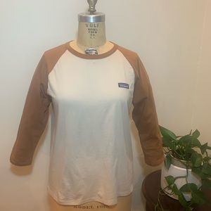 Patagonia Raglan Baseball 3/4 Sleeve Shirt Medium
